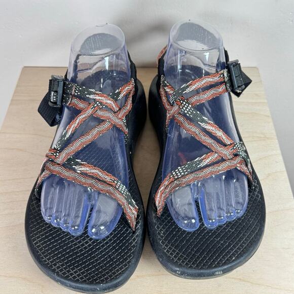 CHACO Sandals WOMEN'S Patriot Dream Stars and Stripes Double Strap Size 9 - Picture 3 of 11